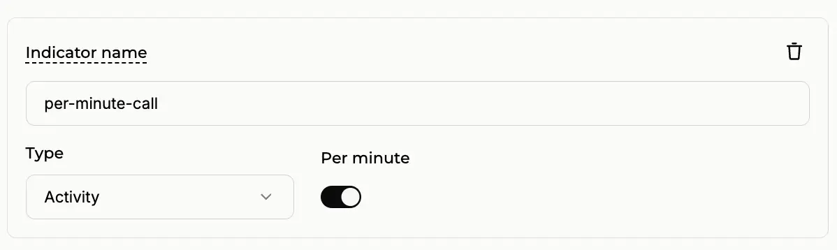 Setting your indicator name in Paygent